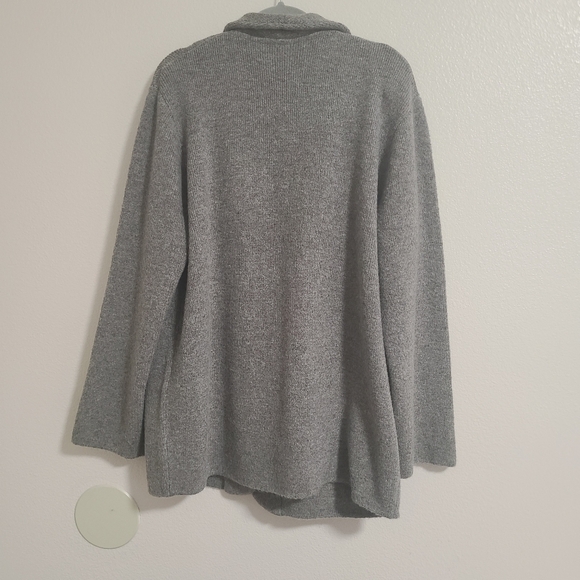 NWT J. Crew Gray Cocoon Sweater Blazer - Picture 5 of 7